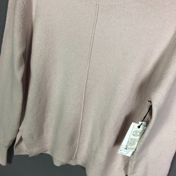 Treasure & Bond Pink Hush Cotton Crew Neck Sweater Size XS - Picture 4 of 9
